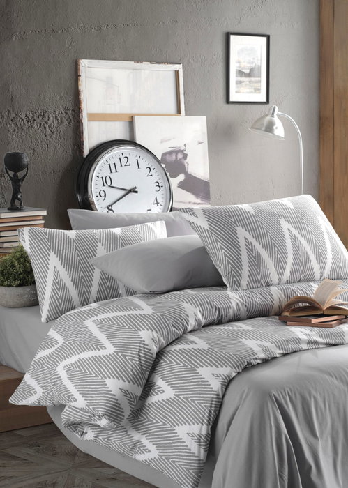L'essentiel linge de maison Olivia - Gris